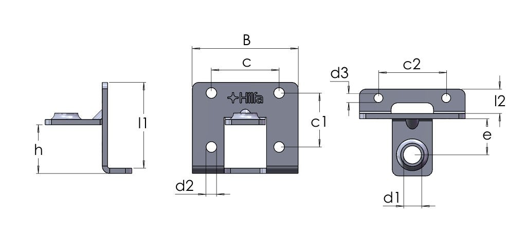 Szkic Uchwyt meblowy MB11
